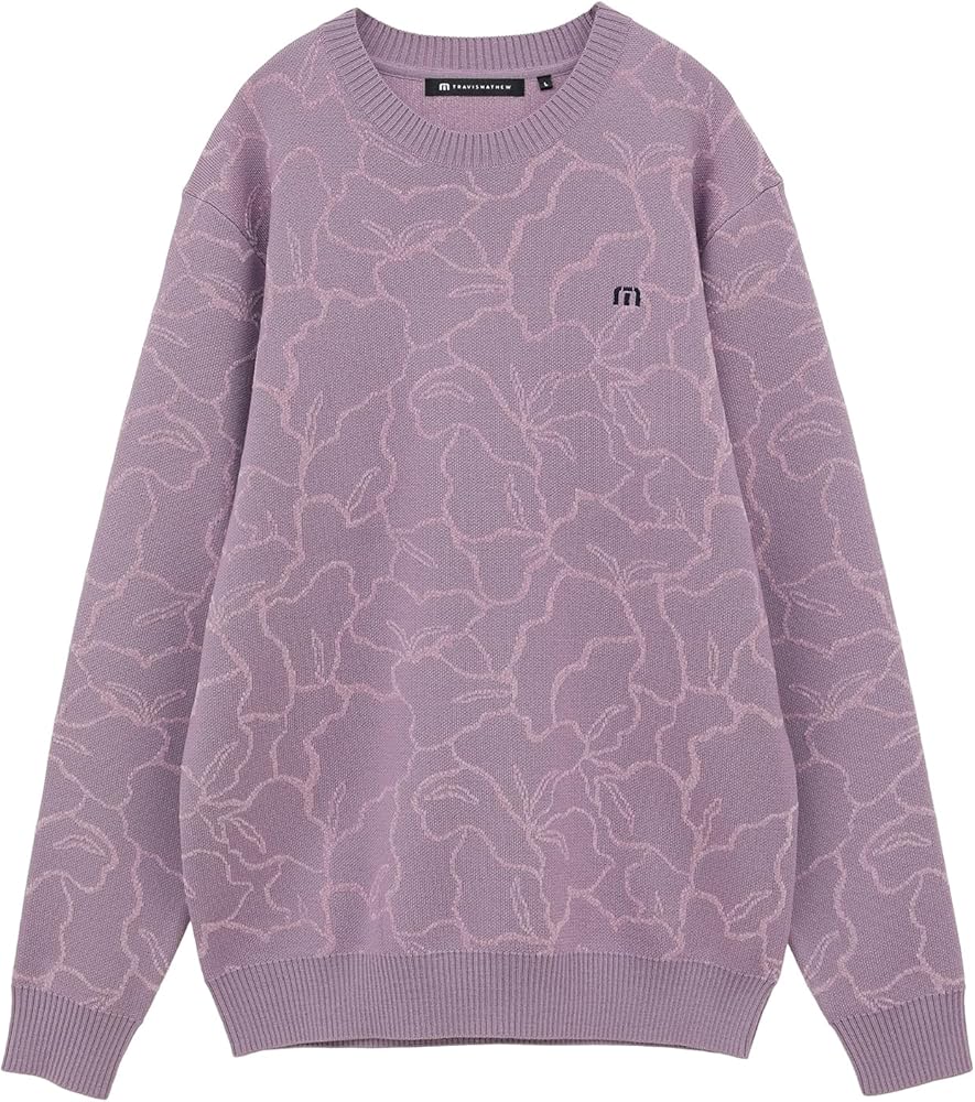 Amazon | [トラヴィスマシュー] メンズ 長袖 クルーネックニット (総柄